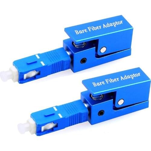 2pcs/lot Fiber Optic Adapter SC/UPC Square Type Bare Fiber Adapter