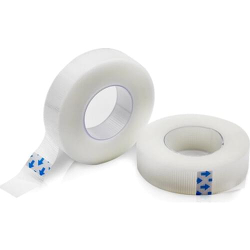 24 Rolls/Pack Medical Adhesive Tape Eyelash Patch non woven PE tape For lashes under eye pads eyelash extension supplies