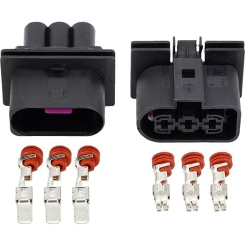 3 Pin 1J0 906 443 Volkswagen Jetta Electronic Fan Plug Radiator Plug Terminal Plug DJ70328-6.3-11/21 3P