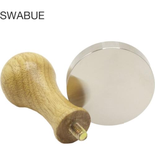 58mm Flat Coffee Tamper Oak Coffee Tamper Machine Press Base Barista Accessories Espresso Accessories Coffee