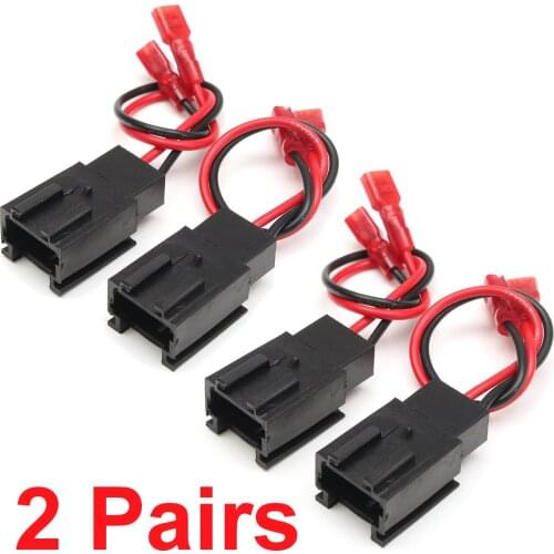 Pair/2 Pairs Car Speaker Adaptor Wire Speaker Adaptor Plug Connectors Wire For Peugeot 206 For Citroen C2 1999-2015 PC2-821