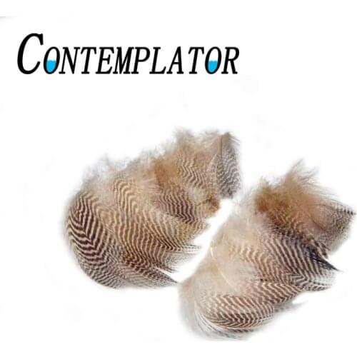 CONTEMPLATOR 30pcs Fly Tying Soft Mallard Flank Feather Mayflies Wings Barred Duck Hackles For Mallard Minnow streamer patterns