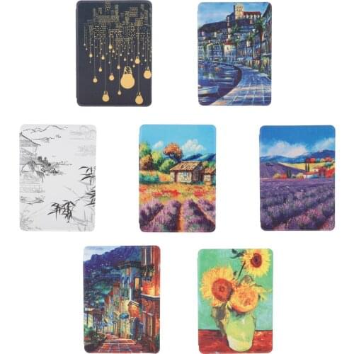 Colorful PU Leather Protective Cover for Amazon Kindle 10th Generation 2019 Anti-Scratch Auto Sleep/Wake