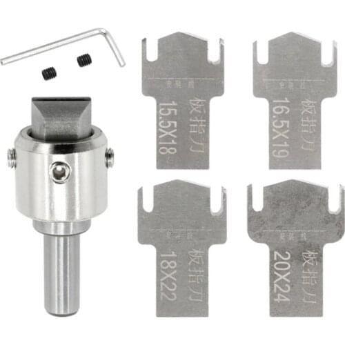Wooden Thick Ring Maker Wood Bead Maker Milling Cutter Router Ring Drill Bit Set Beads Ball Bits Tool