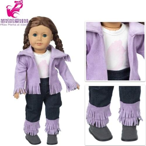 18Inch Doll Clothes Coat Pants 17 Inch Baby Dolls Clothes Jacket Toys Wear