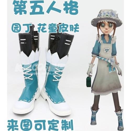 Identity V Cosplay Costumes Gardener Emma Woods Flower Girl skin Costume prop shoes Halloween Carnival Party Role Play props