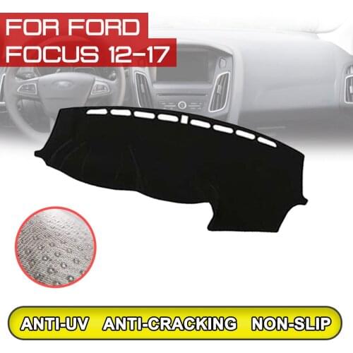 For Ford Focus 2012 2013 2014 2015 2016 2017 Car Dashboard Mat Anti-dirty Non-slip Dash Cover Mat UV Protection Shade