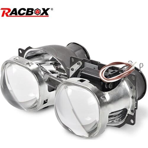 Headlight Lenses 3.0 Inch H7 Q5 Bi Xenon HID Projector Lens Metal Holder Fit For H7 Xenon Headlights Bulbs Kit Car Styling