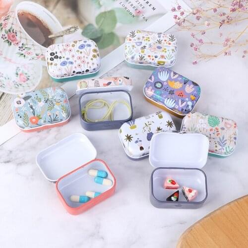 Mini Tin Metal Box Sealed Jar Packing Boxes Jewelry, Candy Box Small Storage Cans Coin Earrings Headphones Gift Box