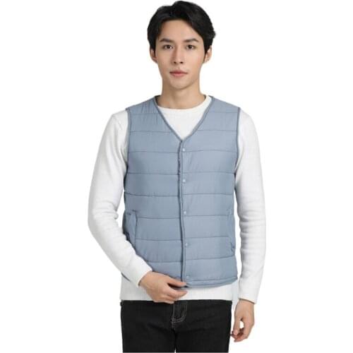 2021 new Sleeveless mens vest, winter soft thermal vest, casual cotton clothing warm and windproof factory outlet
