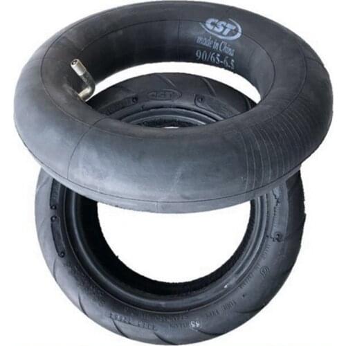 Inflatable Rubber Pneumatic CST Tire Scooter Tyre Wheel 90/65-6.5 11 Inches Off City Road Tire Scooter Tire Inner Tube Camera