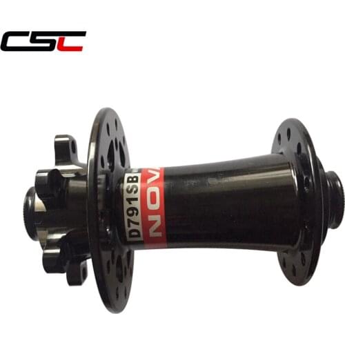 Novatec D791SB 6 bolt disc brake front hub 12mm 15mm Thru axle or standard QR available