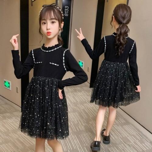 Girls' New Spring Long Sleeve Dress Toddler Girl Fall Clothes 2021 Girls Clothes