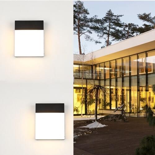 Outdoor wall lamp aluminum garden porch modern wall lamp terrace next to front door aisle lighting LED light LB022002