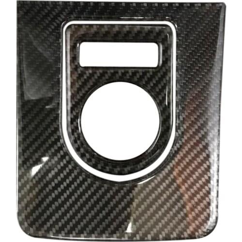 Carbon Fiber Gear Shift Panel Trim Cover Decal Frame Car Accessories for Xf Xe Xj F-pace F-type E-pace I-pace