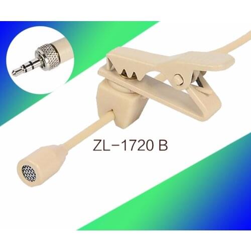 Tie Lapel Mic Lavalier Clip Microphone 3.5mm Stereo Screw Lock Plug Mikrofon Mike For Karaoke Wireless Transmitter