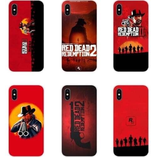 Hot Red Dead Redemption 2 TPU Transparent Bag Case For LG G3 G4 Mini G5 G6 G7 Q6 Q7 Q8 Q9 V10 V20 V30 X Power 2 3 K10 K4 K8 2017