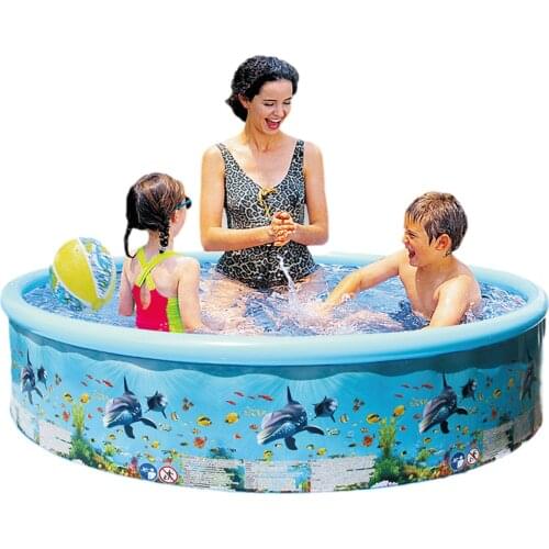 Family Inflatable Swimming Pool Inflatable Adult Pool Thickened Childrens Play Pool Folding Fish Pools Family Outdoor Bath Tub