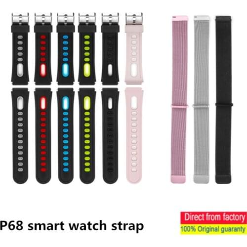 P68 smart watch band 100% original, suitable for smart watch 20mm wristband, suitable for P68 smart watch Q9 smart watches