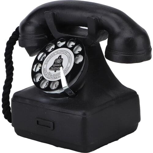 Vintage Retro Antique Phone Landline Telephone Home Desk Decor Ornament Photograph Props