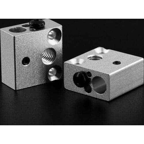 High Quality CR10 Heater Block MK8 Silicone Sock CR10 Hotend Extruder For Creality Ender 3 MK7/MK8/MK9 Block 3D Printer Parts