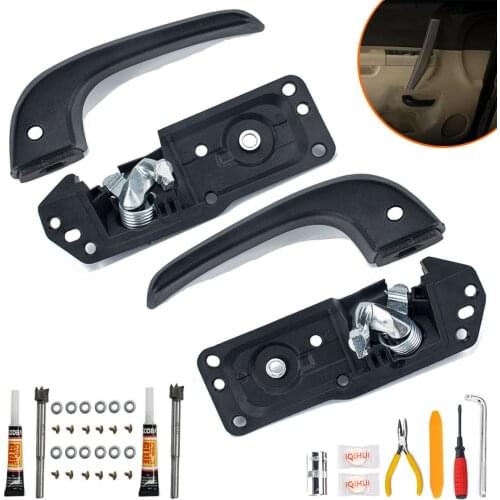 1 Pair of Car Door Inner Handle Repair Kit + Tool Kit OEM 20833606/602 For Chevrolet 2007-2014 GMC 2007-2014