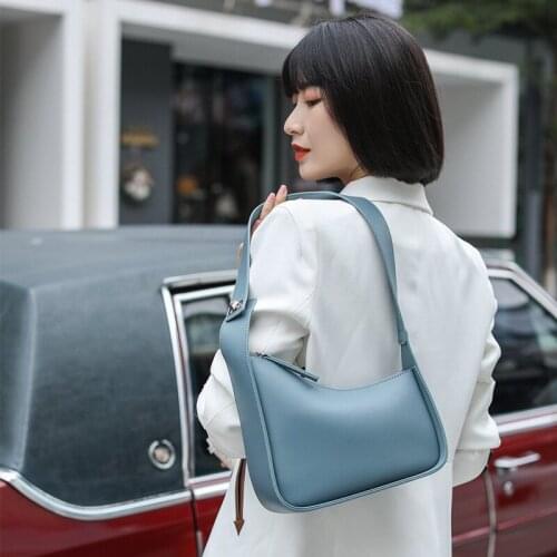 2021 New Design Leather Small Square Underarm Bag Fashion Crossbody Bag Multifunctional Shoulder Bag For Women