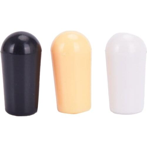 5 Pcs 3 Way Selector for Fender Telecaster Guitar Replacement Parts Plastic 3 Way Toggle Tip Knobs Switch Tip