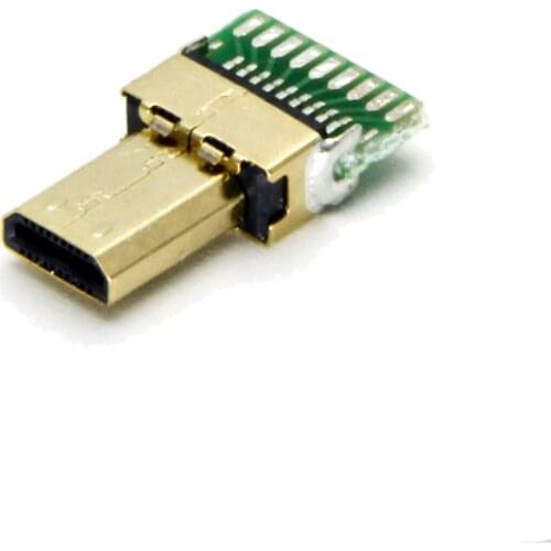 5 X Micro HDMI Male Solder Plug Termination Repair Replace Connector Adapter