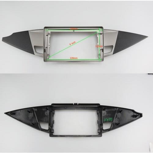 9 INCH Car Audio Frame GPS Navigation Fascia Panel Car dvd Plastic Frame Fascia is suitable for 2015+ MITSUBISHI ZINGER