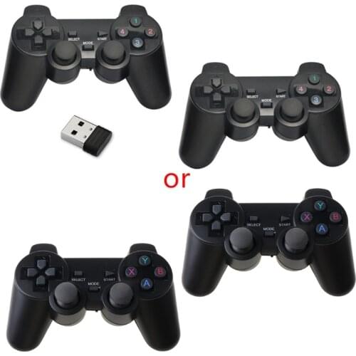 USB Wireless Double Handle Game Controller Joystick Vibration Joypad Console Game Pad Gamepad for PC