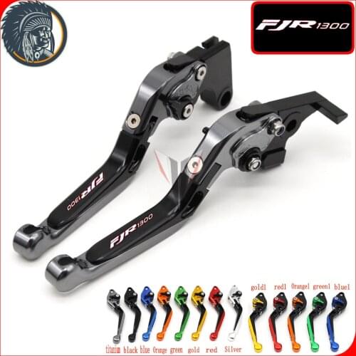 For YAMAHA FJR 1300 fjr1300 2004-2016 2005 2006 2007 2008 2009 2010 Motorcycle Folding Extendable Brake Clutch Levers Gray