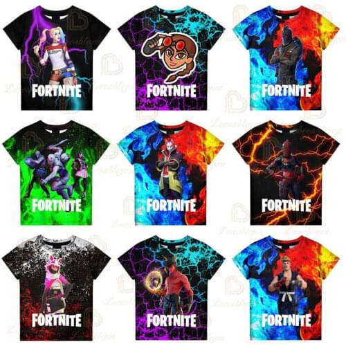 Fortnite T-shirt Men and Women Sudaderas Victory Royale Battle Game 3D Tshirt Children Kids Hero Tops Girls Boys Clothing