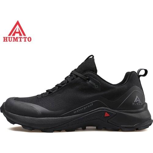 HUMTTO New Outdoor Climbing Sneakers Men Breathable Hiking Shoes for Mens Non-slip Mountain Trekking Climbing Hunting Boots Man
