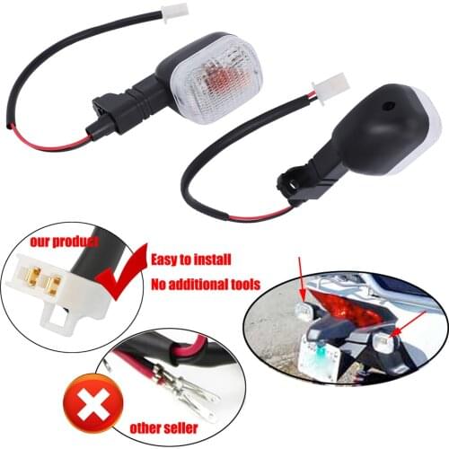 Left Right Rear Turn Signal Blinker Light Lamp Indicator For Yamaha Zuma 50F YW50 12-19 50FX 2014 2015 2016 2017 2018 Scooter