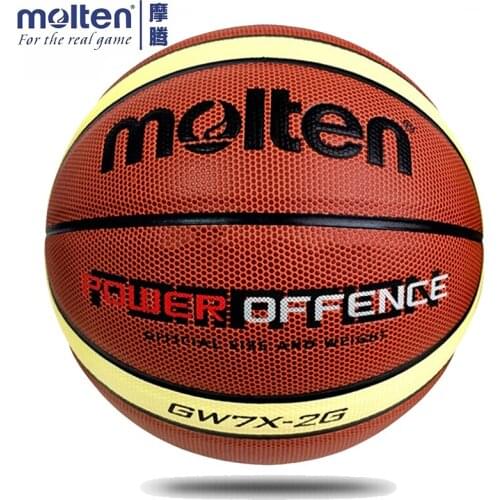 Original Molten GW Series Basketball Official Size Basketball Ball For Indoor Outdoor Training Free With Ball Needle+Mesh Net