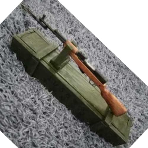 56 type semi-automatic rifle metal solid wood 1:5 handmade, miniature gun model, military enthusiasts collection, collectibles