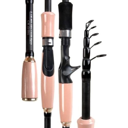 Sea Boat Jigging Fishing Rod 1.8M 2.1M 2.4M 2.7M Short Sections Angeln Peche Carbon Fiber M Power Saltwater Casting Fishing Olta