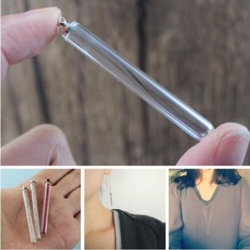 Glass Tube shape name on rice art diy glass vial drop earrings/necklace mini glass bottle glass wishing bottle earrings pendant
