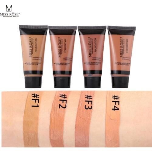 Miss Rose 1Pc Deep Color Liquid Base Matte Makeup Concealer Full Coverage Long Lasting Face BB Cream Contour Primer Foundation