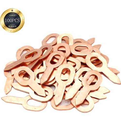 100pcs Car Dent Repair Puller straight pull rings Washer accessories For Spot Welder Panel Pulling Washer Spot Welding Machine
