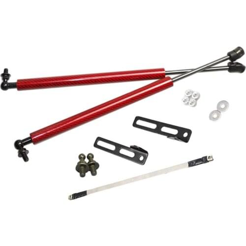 For 2014-2018 Citroen C3-XR carbon fiber Auto Modify Gas Struts Front Hood Bonnet Shock Damper Lift Support Absorber 2pcs