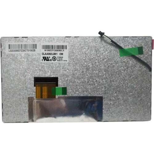6.2 inch display CLAA062LB01 CW resolution 800 * 480 40pin LCD screen Display for pioneer avh a3200 bab