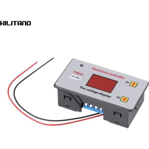 20A Battery Undervoltage Protection Controller Low Voltage Cut off Automatic Control Switch for 12V Storage Lithium Battery