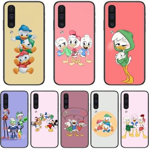Disney Cartoon Huey Dewey and Louie Phone Case Hull For Samsung Galaxy A 3 5 6 7 8 9 E 2018 Plus 2017 E S Black Shell Art Cell