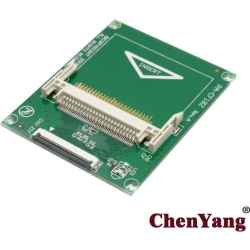 Chenyang 1.8" Compact Flash CF Memory Card to CE Toshiba Ipod ZIF SSD HDD Adapter with 2 Cables