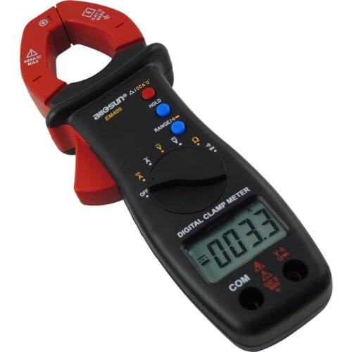 Digital Clamp Meter Multimeter DC AC Voltage Current Resistance Diode Continuity Tester 33mm Jaw Opening