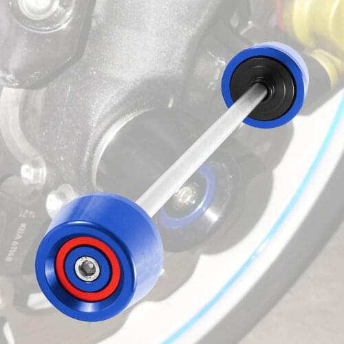 For Suzuki GSXR 600 GSXR600 GSXR 750 GSXR750 GSR 600 GSR 750 Motorcycle Front Axle Fork Wheel Protector Crash Sliders Cap Pad