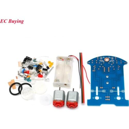 1Pcs D2-5 Intelligent Tracking Line Car DIY Kit TT Motor Electronic Assembly Smart Automobile Part Car Electronic Diy Kit