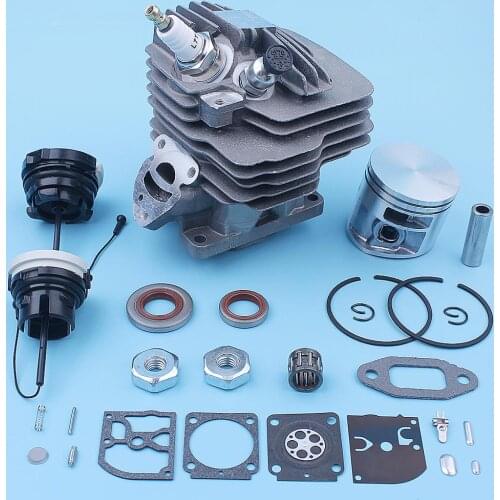 Cylinder Piston Oil Seal Carb Kit For Stihl MS261 MS 261 MS261C Chainsaw 44.7mm 1141 020 1200 Gas Cap Replacement Spare Part